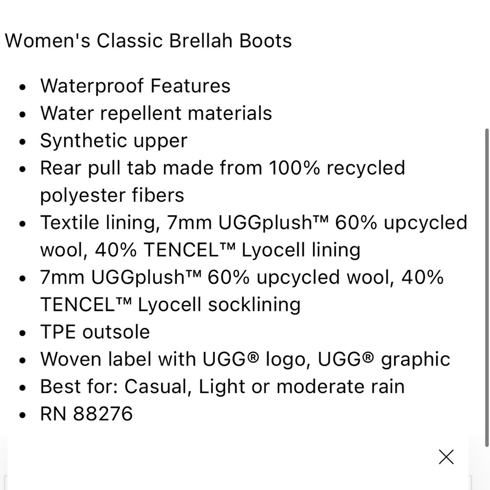 UGG Black Winter & Rain Boots - Picture 12 of 14